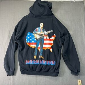 XL zach Bryan American Heartbreak Black Hoodie (2022 Tour) official merch